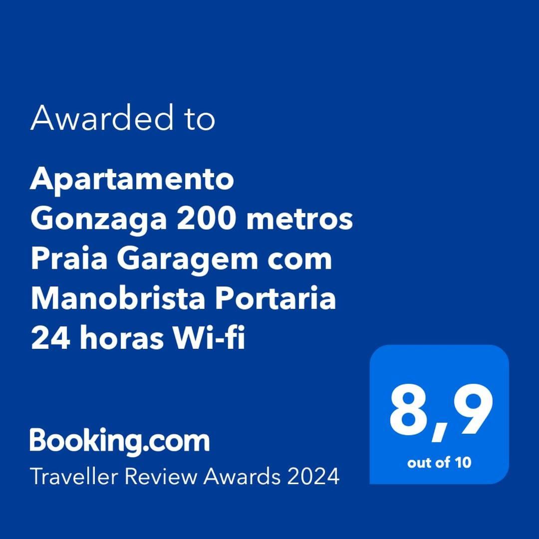 100 Mts Praia Roupa Cama Toalha Banho Wi-Fi Ar Condicionado Portaria 24 Horas Santos  Exteriör bild